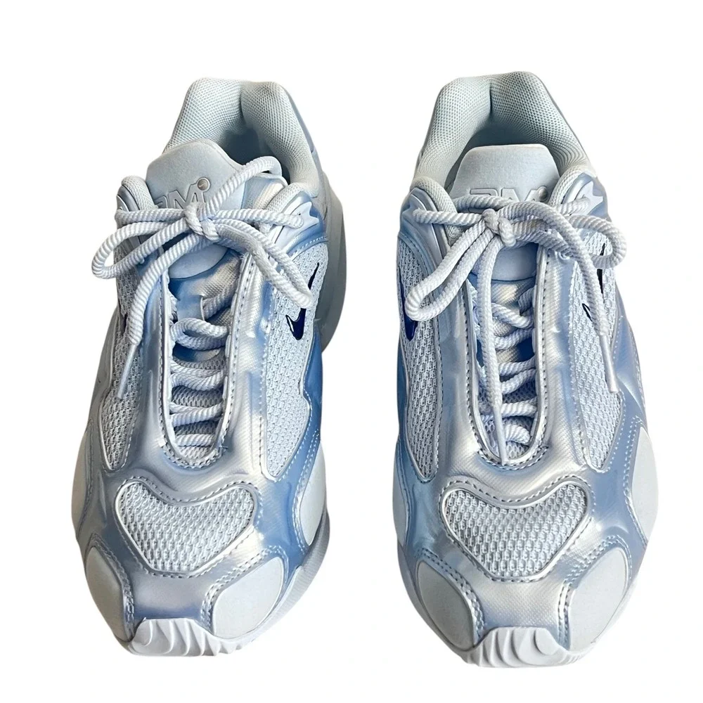 Nike Air Max Muse Hydrogen Blue Metallic Silver Women's Sneakers 6.5 FV1920-401